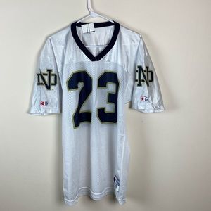 Vintage Notre Dame fighting Irish football jersey